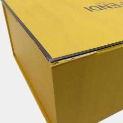 Pre Owned Fendi Peekaboo Small Pink Leather Tote Bag