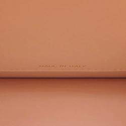 Pre Owned Fendi Peekaboo Small Pink Leather Tote Bag