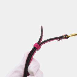 Pre Owned Fendi Selleria Peekaboo 2wayBag Pink Leather Size Mini