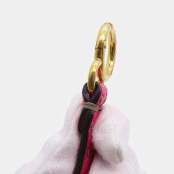 Pre Owned Fendi Selleria Peekaboo 2wayBag Pink Leather Size Mini