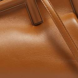 Pre Owned Fendi Brown Leather Small First Shoulder Bag