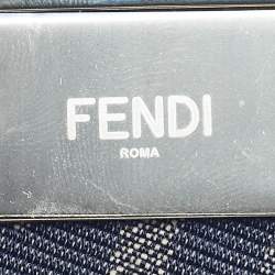 Pre Owned Fendi Brown Leather Small First Shoulder Bag