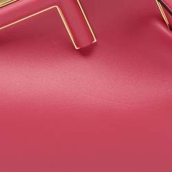 Pre Owned Fendi Pink Leather Fendi First Small Shoulder Bag