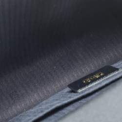 Pre Owned Fendi Black Leather Small Demi Jour Top Handle Bag