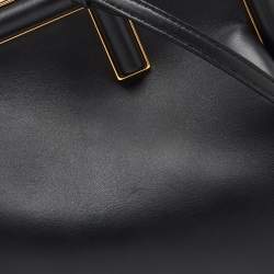 Pre Owned Fendi Black Leather Fendi First Small Shoulder Bag
