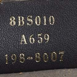 Pre Owned Fendi Brown/Black Zucca Leather Mini Mon Tresor Bucket Bag