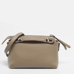 Pre Owned حقيبة كروس فيندي جلد برتقالي ميني باي ذا واي