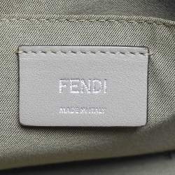 Pre Owned حقيبة كروس فيندي جلد برتقالي ميني باي ذا واي