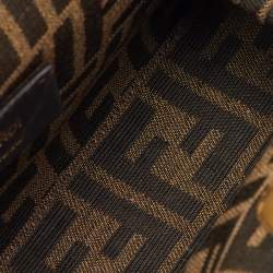 Pre Owned Fendi Tan Leather Small First Clutch