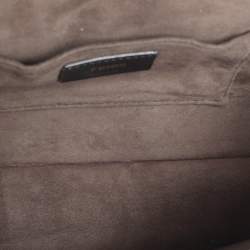 Pre Owned Fendi Etoupe Leather Medium Scalloped Kan I Shoulder Bag