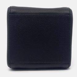 Pre Owned Fendi Black Leather Origami Mini Bag