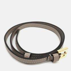 Pre Owned Fendi Beige Fabric Wallet-on-Chain Crossbody and Shoulder Bag