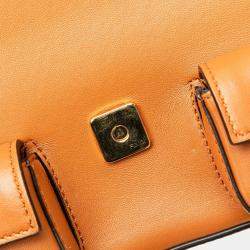 Pre Owned Fendi Baguette Brown Leather Shoulder Bag