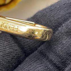 Pre Owned Fendi Fendace Mamma Bucket Ivory Yellow Nylon Shoulder Bag