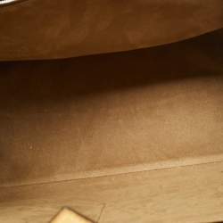 Pre Owned Fendi Two Tone Yellow Leather Large 3Jours Tote