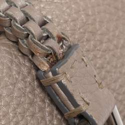 Pre Owned Fendi Beige Selleria Leather Satchel