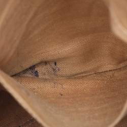 Pre Owned Fendi Beige Selleria Leather Satchel