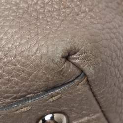 Pre Owned Fendi Beige Selleria Leather Satchel