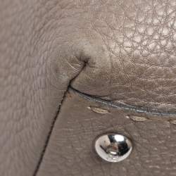 Pre Owned Fendi Beige Selleria Leather Satchel