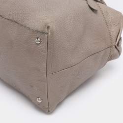 Pre Owned Fendi Beige Selleria Leather Satchel