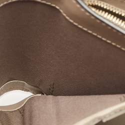 Pre Owned Fendi Black Leather Accordion Flap Bifold Wallet