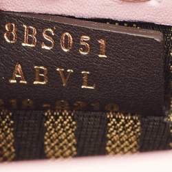 Pre Owned Fendi Light Purple Leather Mini Sunshine Crossbody Bag