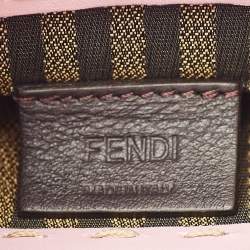 Pre Owned Fendi Light Purple Leather Mini Sunshine Crossbody Bag