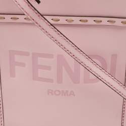 Pre Owned Fendi Light Purple Leather Mini Sunshine Crossbody Bag