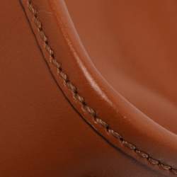 Pre Owned Fendi Brown Leather Sunshine Mini Tote