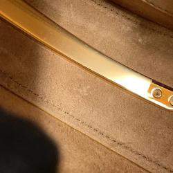 Pre Owned Fendi Moonlight Orange Leather Shoulder Bag