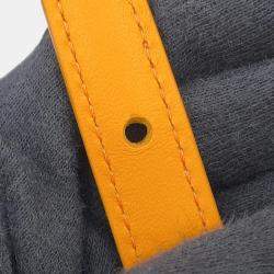 Pre Owned Fendi Moonlight Orange Leather Shoulder Bag