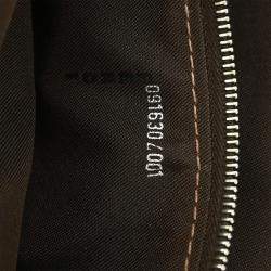 Pre Owned Fendi Brown Zucca Clutch Bag
