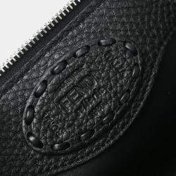 Pre Owned Fendi Black Leather By The Way Shoulder Bag