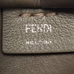 Pre Owned Fendi Etain Leather Mini 3Jours Tote