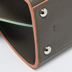 Pre Owned Fendi Etain Leather Mini 3Jours Tote