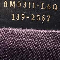 Pre Owned Fendi Black Leather and Snakeskin 2Jours Envelope Clutch