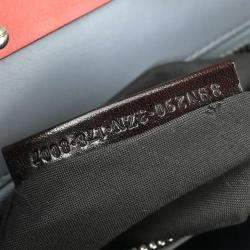 Pre Owned Fendi Black Leather Peekaboo 2way Handbag