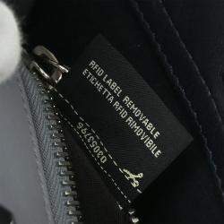 Pre Owned Fendi Black Leather Peekaboo 2way Handbag