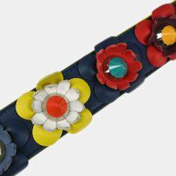 Pre Owned Fendi Black Leather Peekaboo 2way Handbag