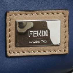 Pre Owned Fendi Beige Leather Small 2Jours Tote