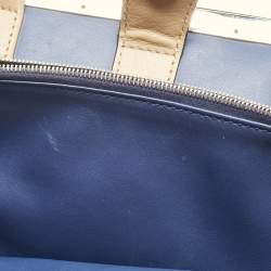 Pre Owned Fendi Beige Leather Small 2Jours Tote