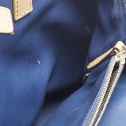 Pre Owned Fendi Beige Leather Small 2Jours Tote