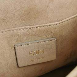 Pre Owned Fendi Black Leather Bugs Kan I Top Handle Bag