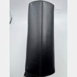 Pre Owned Fendi Black Leather Small First Clutch Bag