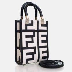 مملوكة مسبقًا Fendi x Marc Jacobs Mini Vitello King Sunshine Shopper Tote