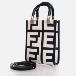 مملوكة مسبقًا Fendi x Marc Jacobs Mini Vitello King Sunshine Shopper Tote