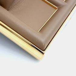 Pre Owned Fendi Brown Leather First Bag Medium