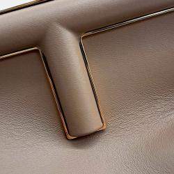 Pre Owned Fendi Brown Leather First Bag Medium