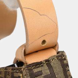 Pre Owned Fendi Brown Zucchino Handbag