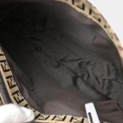 Pre Owned Fendi Brown Zucchino Handbag